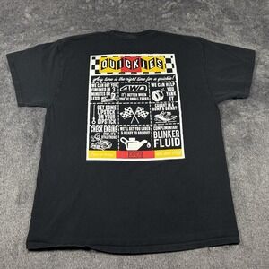 Open 925 Men's XL X-Large T-shirt‎ Quickies Pit Stop Black Unisex Hollywood FL
